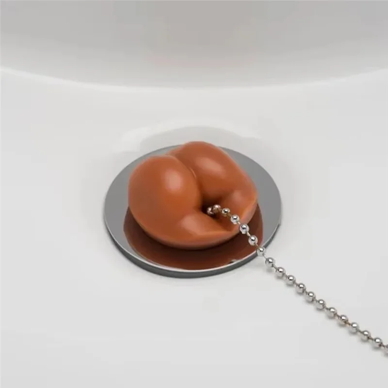 【الأفضل مبيعات】محاكاة مصفاة حوض المطبخ سدادة غطاء ديكور المطبخ غطاء عالمي ديكور الحمام العالمي الجلد Col