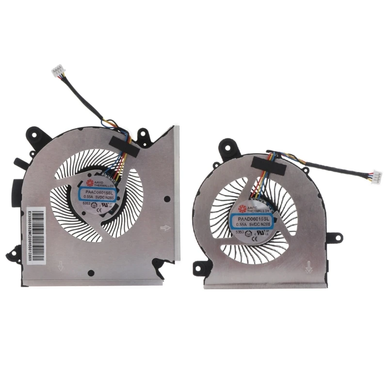 New For MSI GF63 8RC 8RD MS-16R1 MS-16R2 Series Cooler Fan 5V Laptop GPU CPU Fan PABD08008SH N413 Dropship