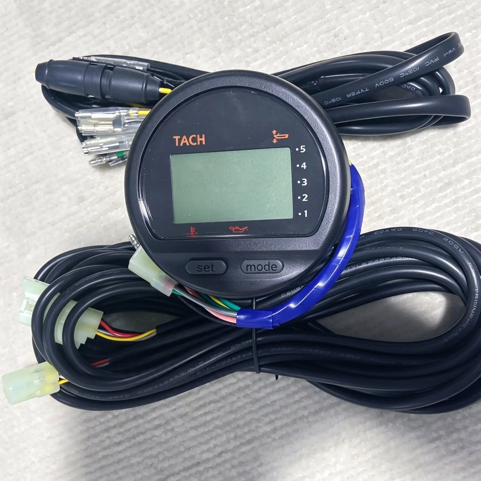 1Set For Yamaha 2&4 Stroke Outboard 40-250HP Digital Tach Gauge + Wiring Harness