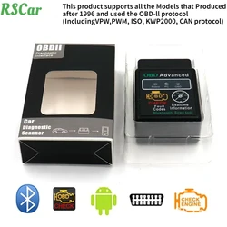 ELM 327 V2.1 Car BT HHOBD2 ELM327 Bluetooth Car Fault Detector Tools Automatic Code Scanner Support All OBD Protocols