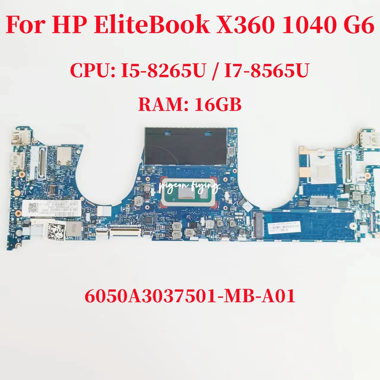 

Системная плата 6050A3037501 для HP EliteBook X360 1040 G6, материнская плата для ноутбука, ЦП: Φ I7-8565U, ОЗУ: 16 Гб