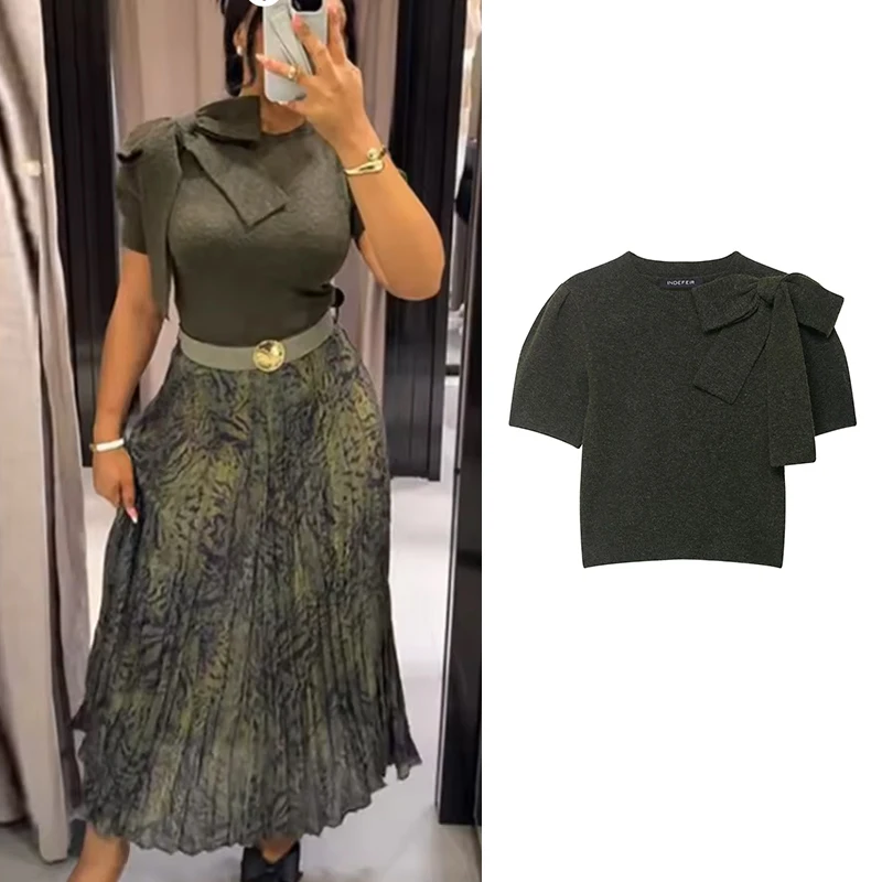 Women's Sweater Autumn 2025 New Chic Elastic Knitted Elegant Women's Sweater Tops Fashion Joker Youth Street Holiday Sweaters
