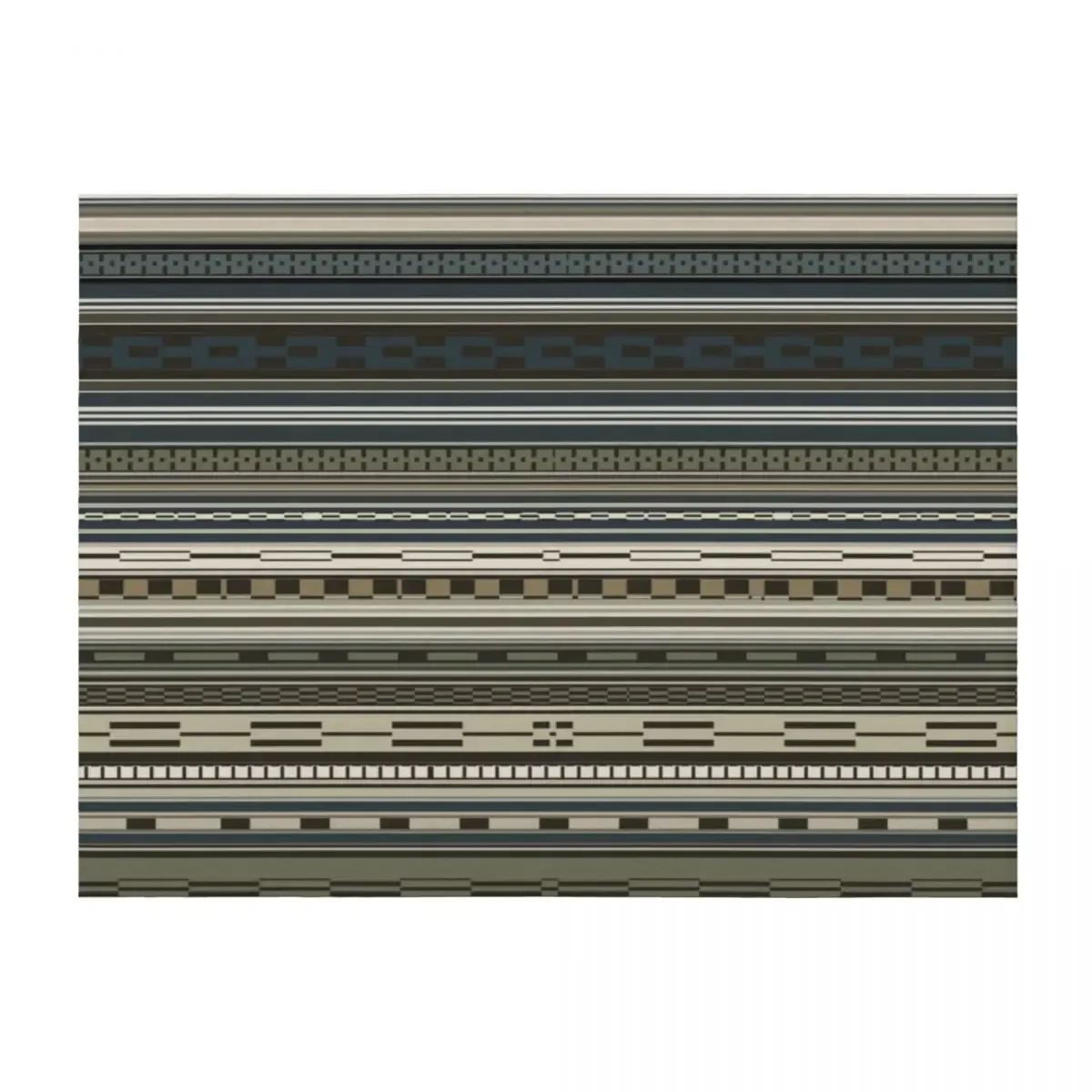 

Tribal Olive Green Pattern Throw Blanket For Baby Personalized Gift Polar Hairys Blankets