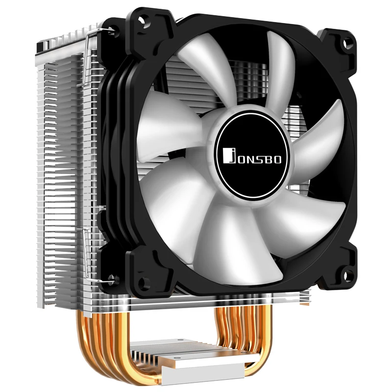 

92mm Cooling Fan 4 Heat Pipes 12V Cooling Fan PWM 4 Pin CPU Radiator Temperature Control Hydraulic Bearing for AMD/Intel