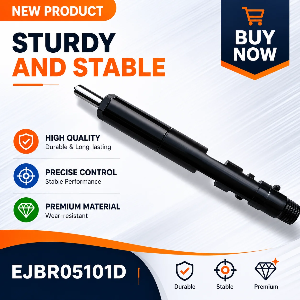 EJBR05101D Euro III Common Rail Injector EJBR02901D EJBR03701D EJBR05501D Automotive Parts Suitable For Delphi .XE2824