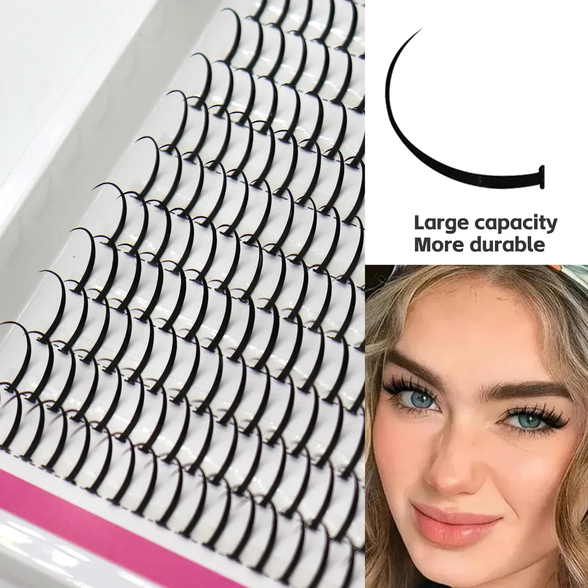 HBZGTLAD 240pcs Spikes Lash Clusters Long 10-20mm Lash Spikes Eyelashes  Eyelash Clusters Individual Lashes DIY Spiky Lash