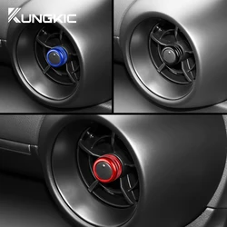 Knob For Toyota GR86 Subaru BRZ 2021 2022 2023 2024 Car Air Conditioner Outlet Metal Knob Ring Switch Cover Interior Accessories