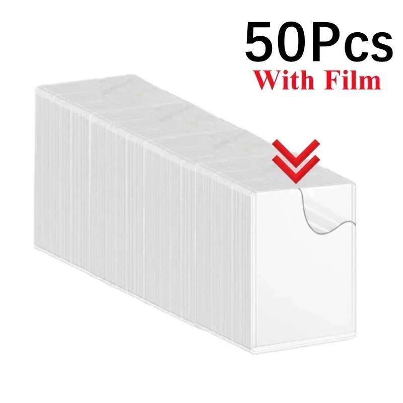 10/25/50/100 Stuks Transparant fotoalbum Koreaanse Kpop Card Sleeve met Beschermende Film Clea kaarthouder Idol Foto Game Card Cover