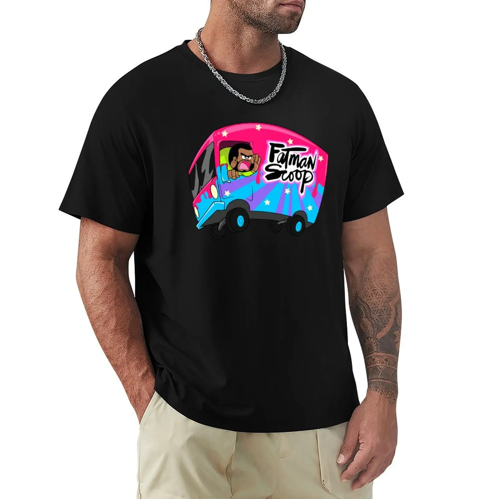

Fatman Scoop Icecream man T-Shirt plain valentines boutique clothes vintage sublime t shirts for men