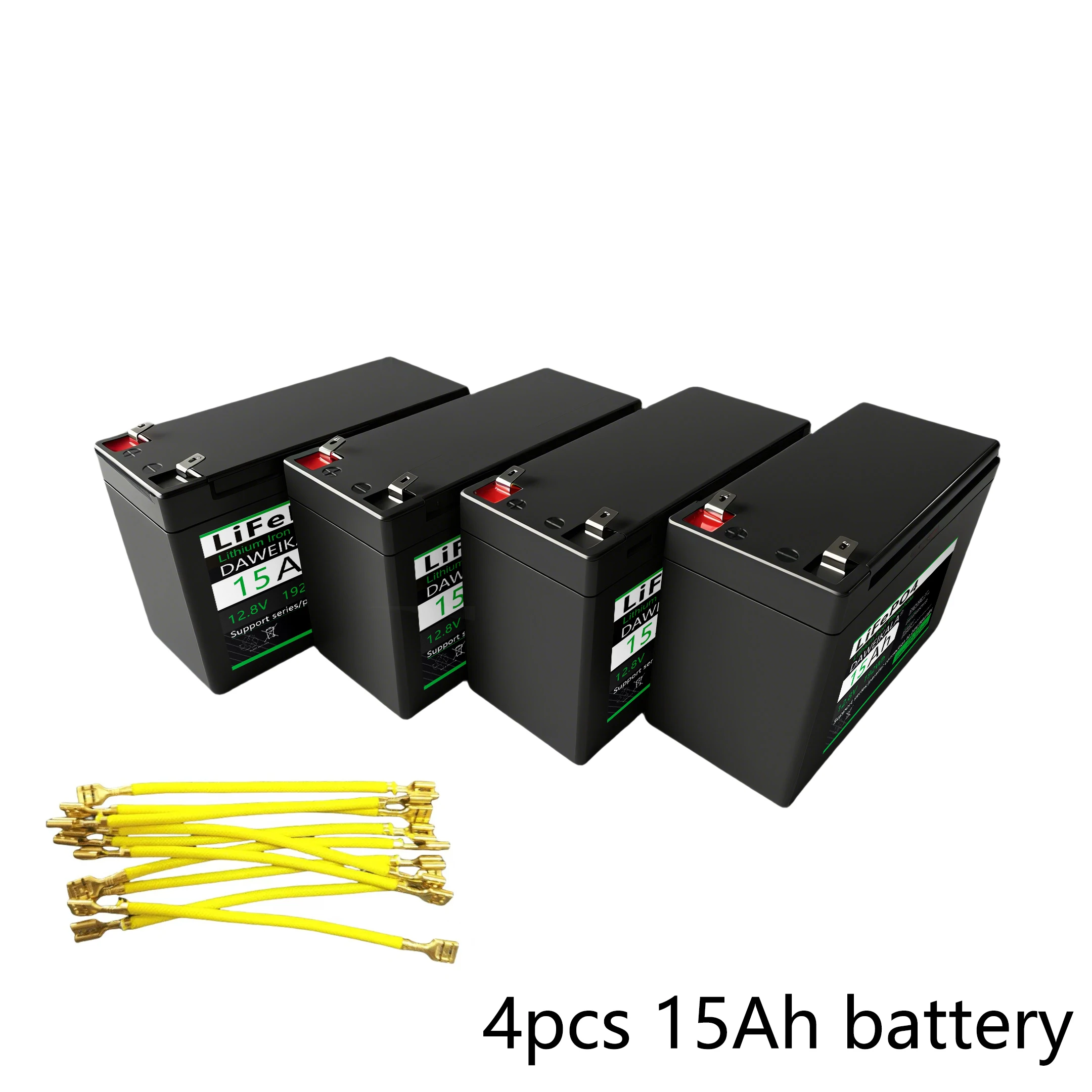 12V 15Ah LiFePO4 accu Ingebouwde 30A BMS voor spuittoegangscontrole audio UPS Kinderspeelgoed Elektrisch voertuig 12V voeding