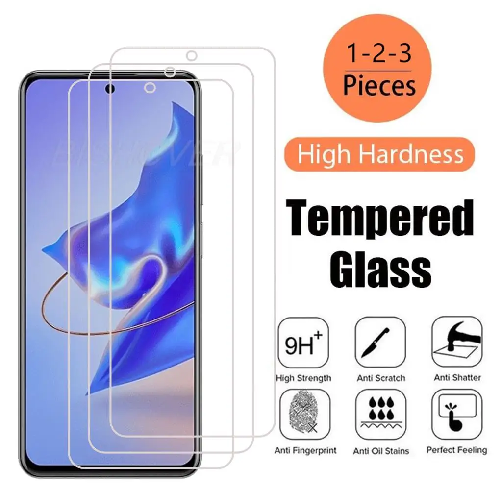 Kaca Tempered untuk ZTE Blade A52 A72 4G 5G V40 Pro V30 Vita A3 Joy Plus A31 Lite A51 A71 A7P Lapisan Pelindung Layar