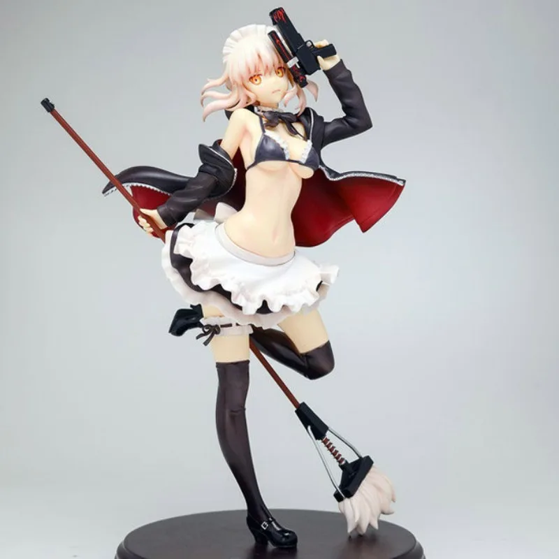 

New Anime GK Saber Kawaii Figure resin DIY assembly White Model Toys Doll ornament Gifts