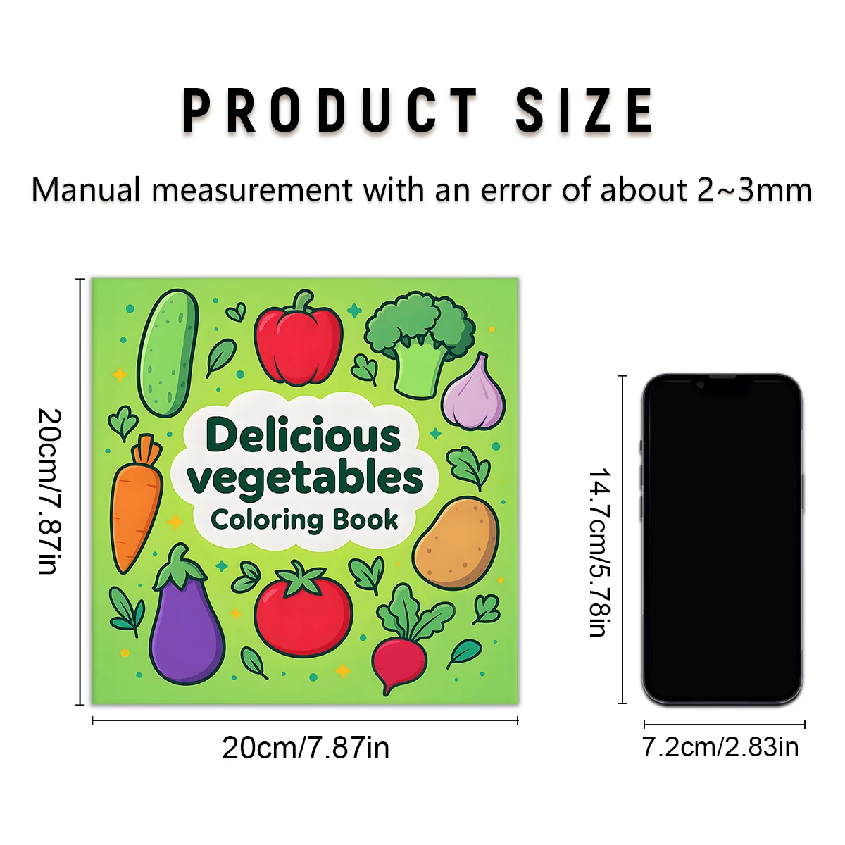 Delicious Vegetables Coloring Book for Adults - Anti-Stress Relaxation Art Therapy Activity Book for Food Lovers