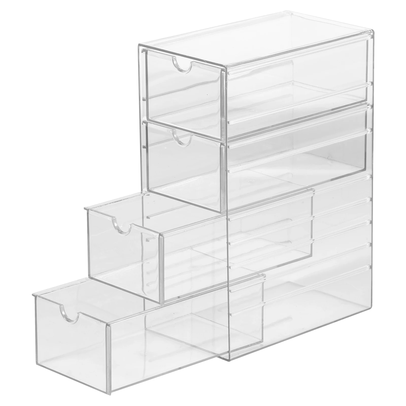 Tea Bag Organizer Drawer Stackable Clear Cosmetic Jewelry Storage Holder Coffee Capsule Box Large Capacity Tea Bag StorageDrawer