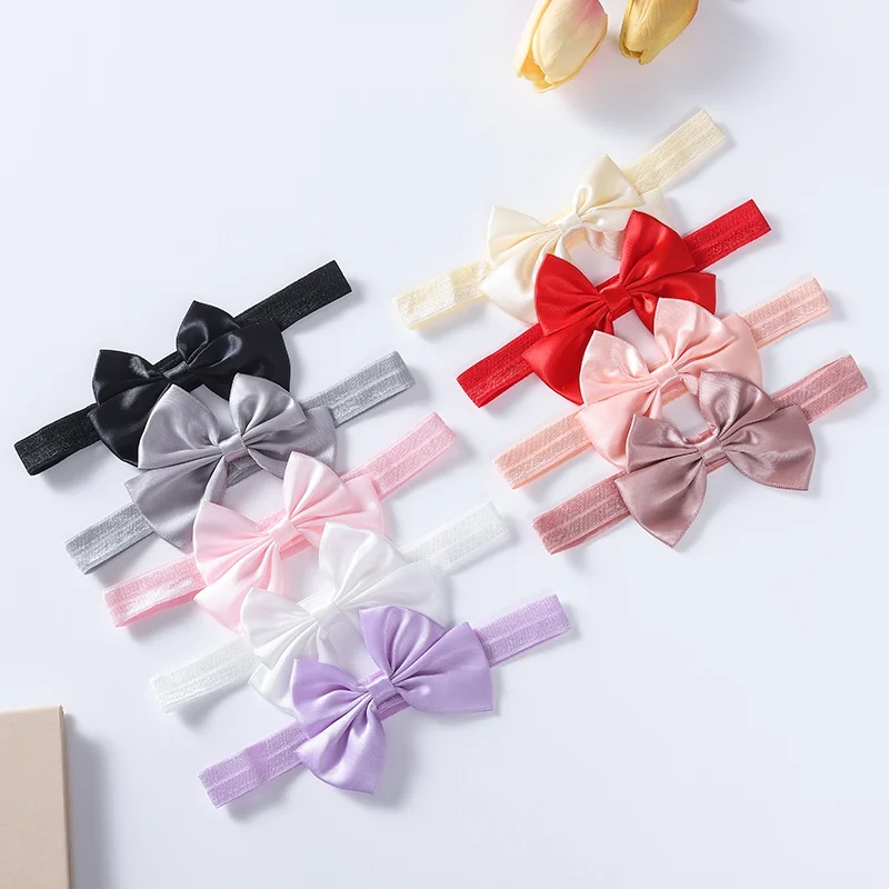 Baby Headband Newborn Baby Hair Accessories for Kids Headwear Baby Bow for Child Bowknot hairband Babies Elastic Headwrap