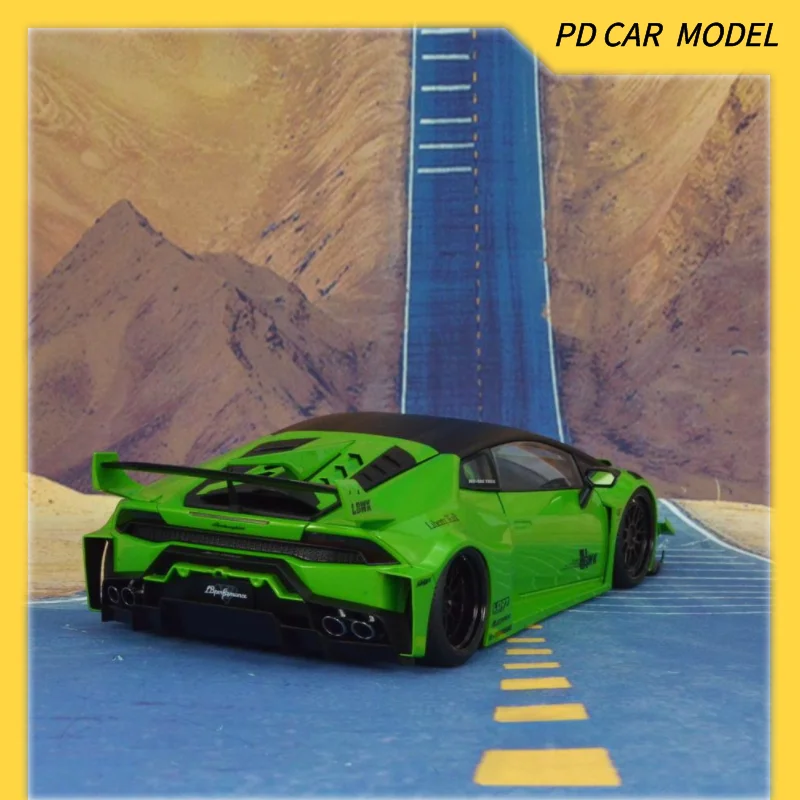 AUTOART Collectible 1:18 Scale Model for LB SILHOUETTE WORKS LIBERTY WALK LAMBORGHINI HURACAN GT PEARL GREEN