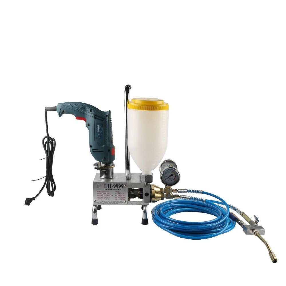 Double Liquid High Pressure Grouting Machine Perfusion Machine Polyurethane Epoxy Resin Special Tile Empty Drumming