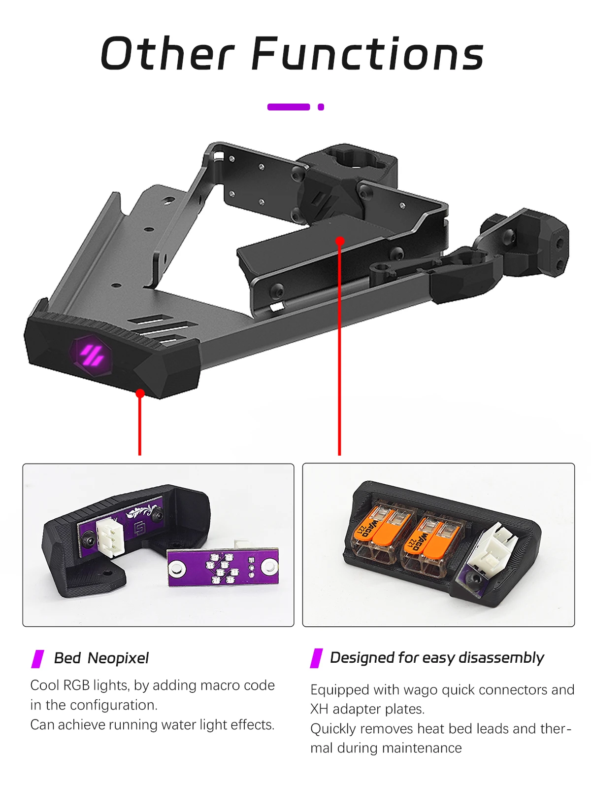 V0 V0.1 V0.2 Voron 0.2 3D Printer Steel Kirigami Bed Plate Support for Voron 0.2 3D Printer Upgrade Kits