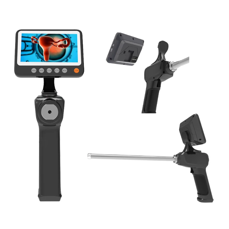 Dearsee Visual Artificial Insemination Gun for Cattle Sheep 5 Inch HD 1080P Veterinary Endoscope Camera