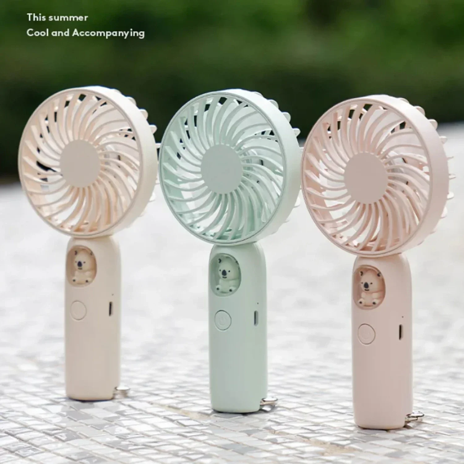 Stay cool and comfortable on-the-go with the compact, convenient, and portable Mini Rechargeable Handheld USB Air Cooling Fan. P