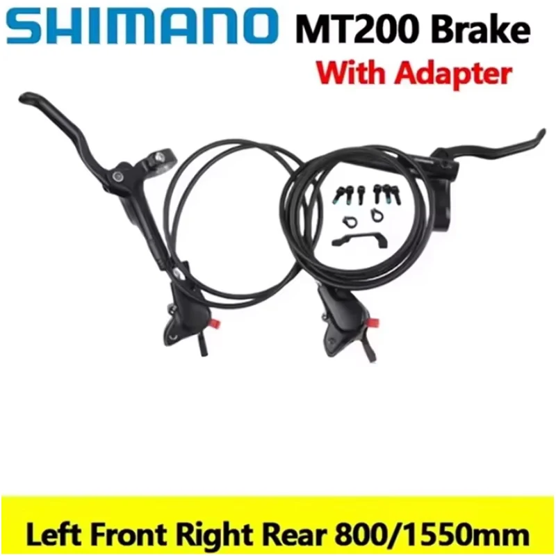 Shimano MT200 Brake BL BR MTB E-bike Hydraulic Disc Brake Bicycle Electric Bike Brake Left Front Right Rear Brake image 1