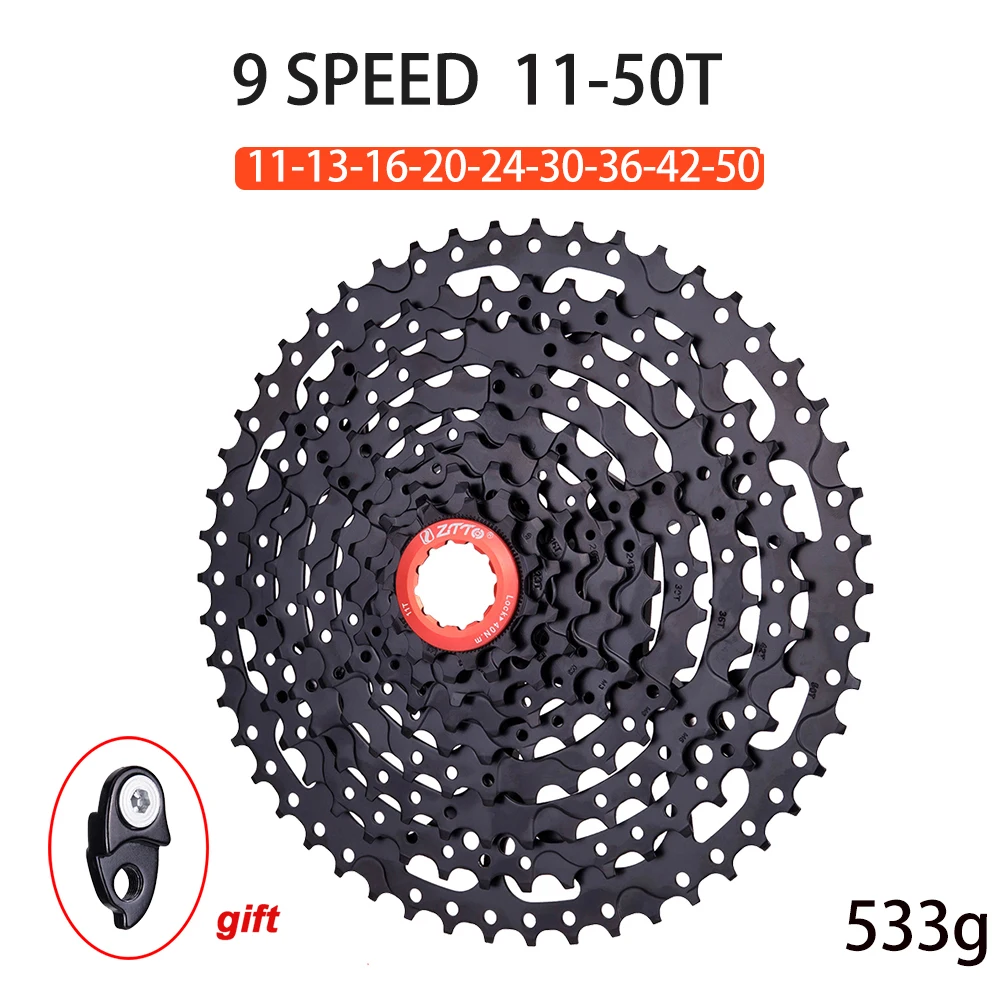 ZTTO MTB Bicycle 9 Speed Cassette 9s 11-32/36/40/42/46/50T
