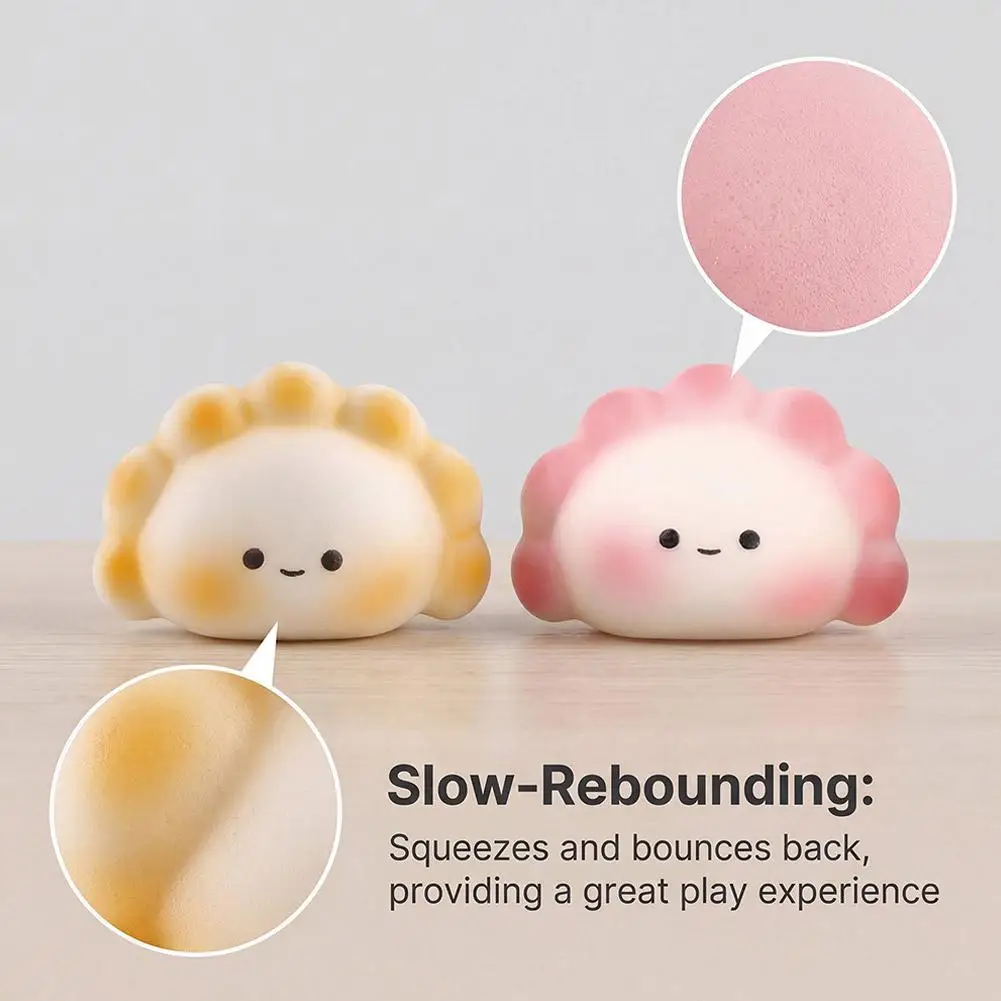 Squishy Simuliertes Knödel-Stressabbau-Spielzeug, weiches sensorisches Fidget-Quetschspielzeug für Teenager, Studenten, Büroangestellte, Partygeschenk – Detail 18