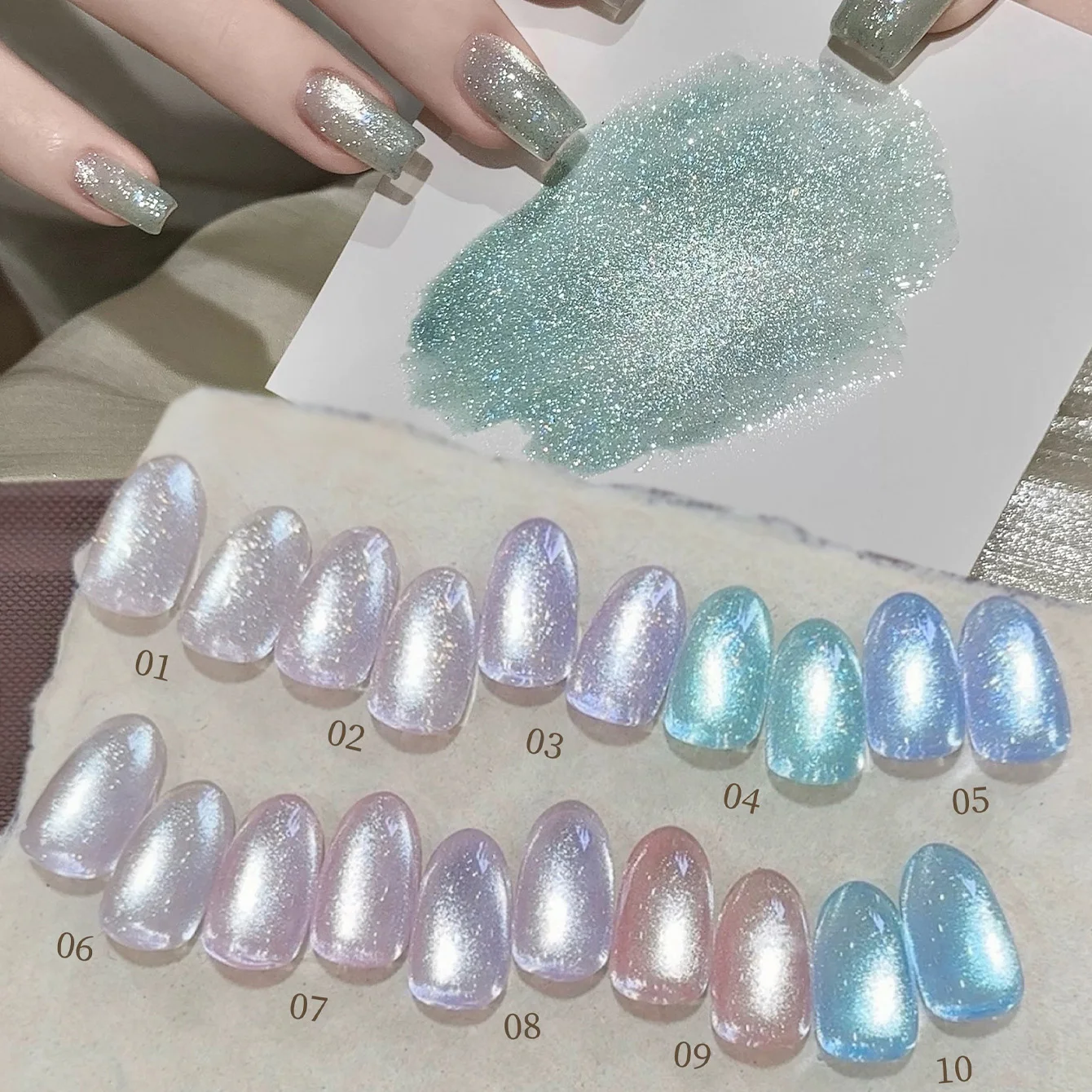 1 szt. SHAKA Jesienny Lodowy Jaśminowy Lakier Hybrydowy Efekt Kociego Oka Fioletowy Żel do Paznokci 2025 Nowy Efekt Lodowego Wybuchu Błyskawiczny Wybielający Żel do Paznokci