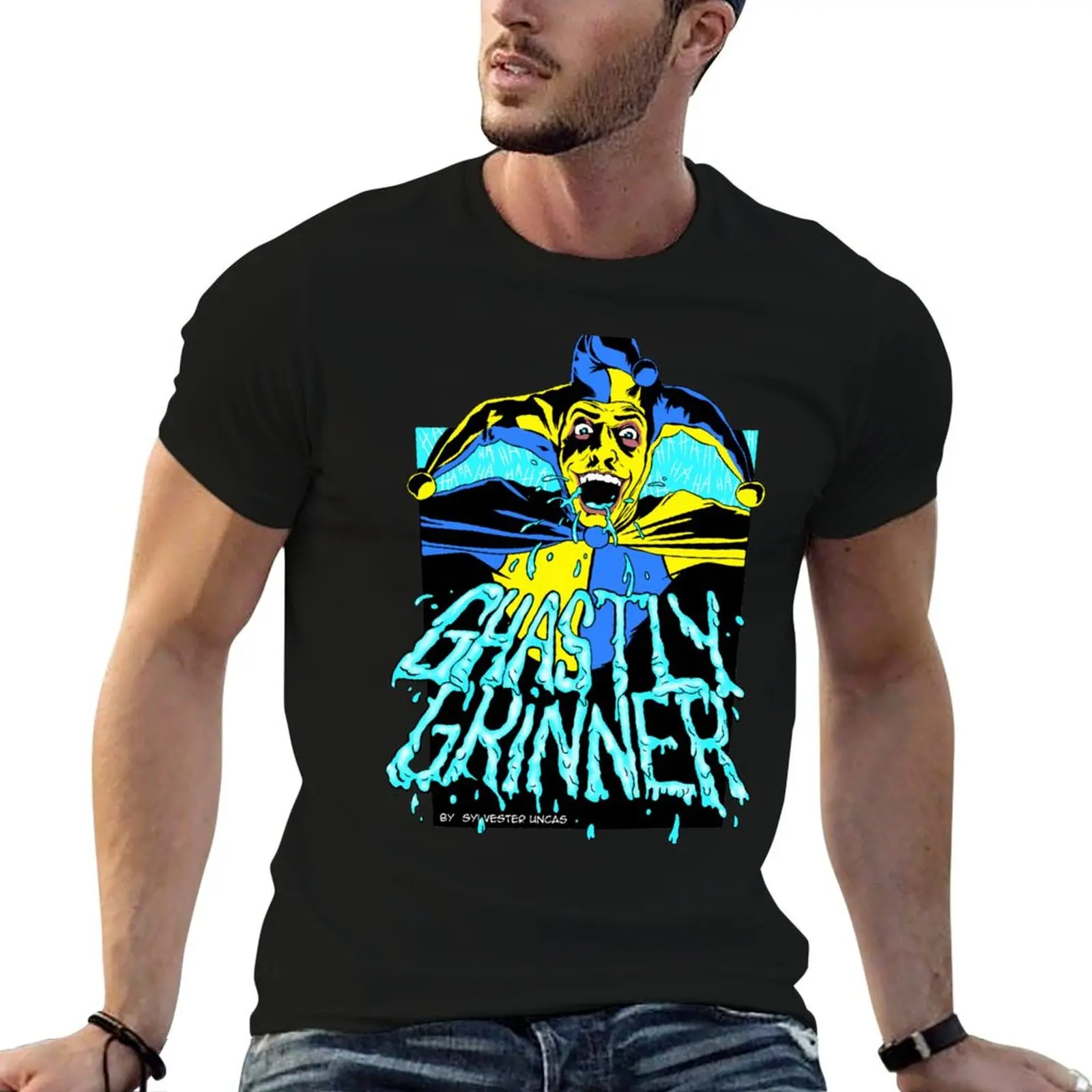 Ghastly Grinner - Are You Afraid of the Dark T-Shirt summer top Blouse mens cotton t shirts
