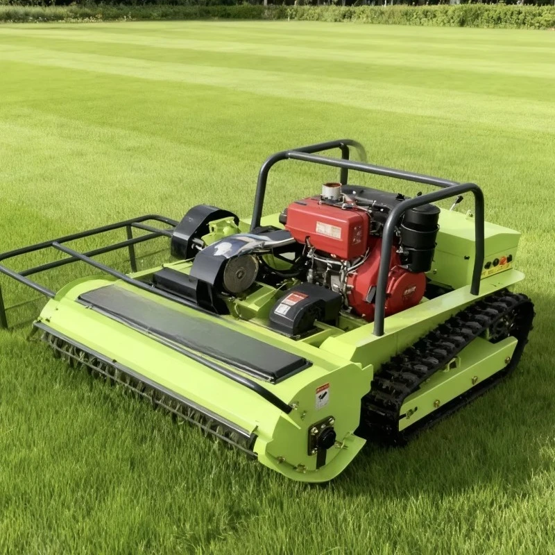 Industrial Grade 1000mm    ed Remote Control Track Mower Cylinder Blade Coverings for Golf Course Lawn
