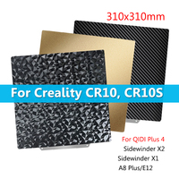 For Creality CR10, CR10S Build plate Anet A8 Plus, E12 Double-side Heat Bed For QIDI Plus 4 Artillery Sidewinder X1 X2 PEI Sheet