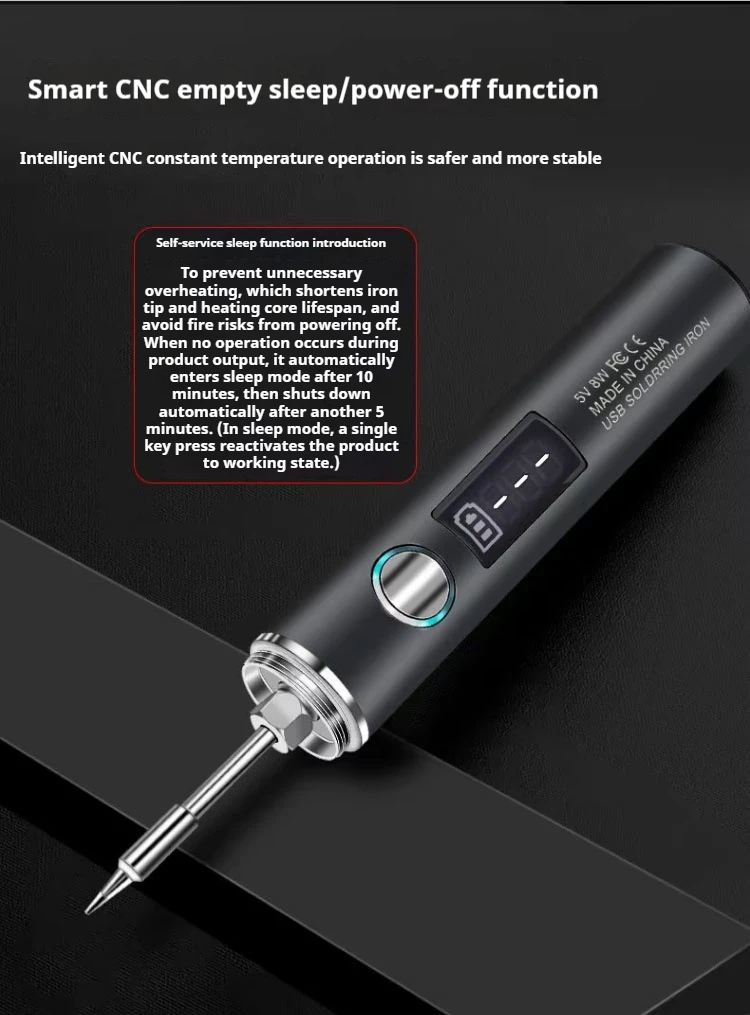 KNY Canoyu radio soldering iron usb charging intelligent digital display portable household repair soldering iron welding pen