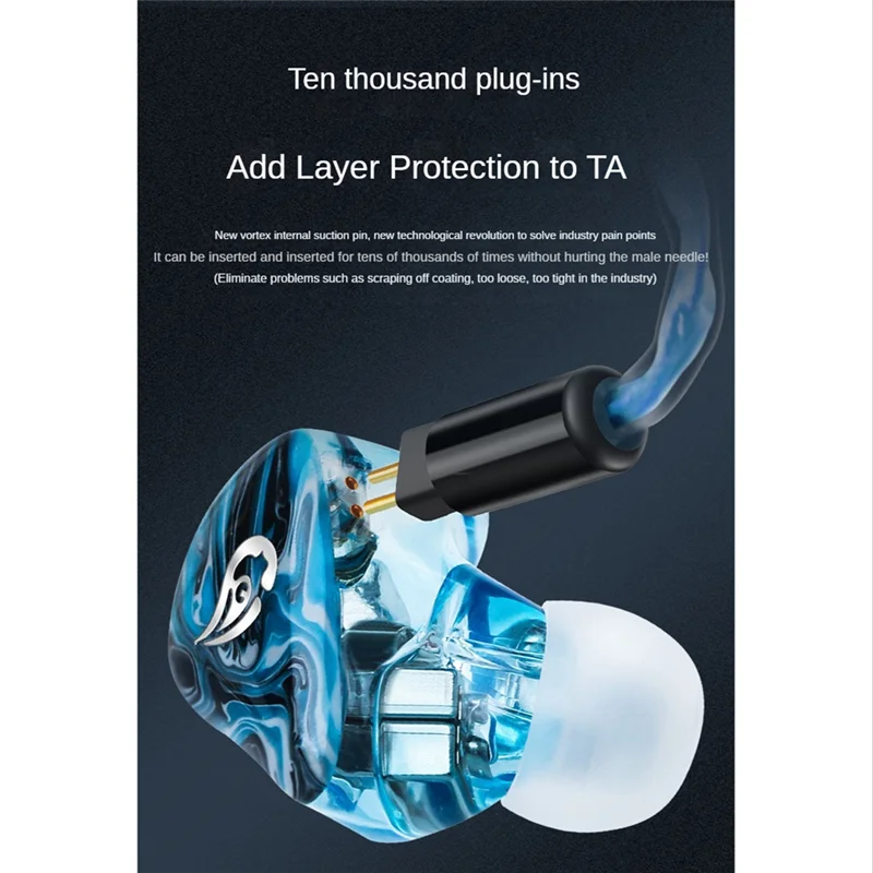 2 Stück 2-polige 3,5-mm-Buchse Doppelnadel-Buchse Kopfhörer konvexe Buchse für 0,78-0,7mm Stecker schwarz