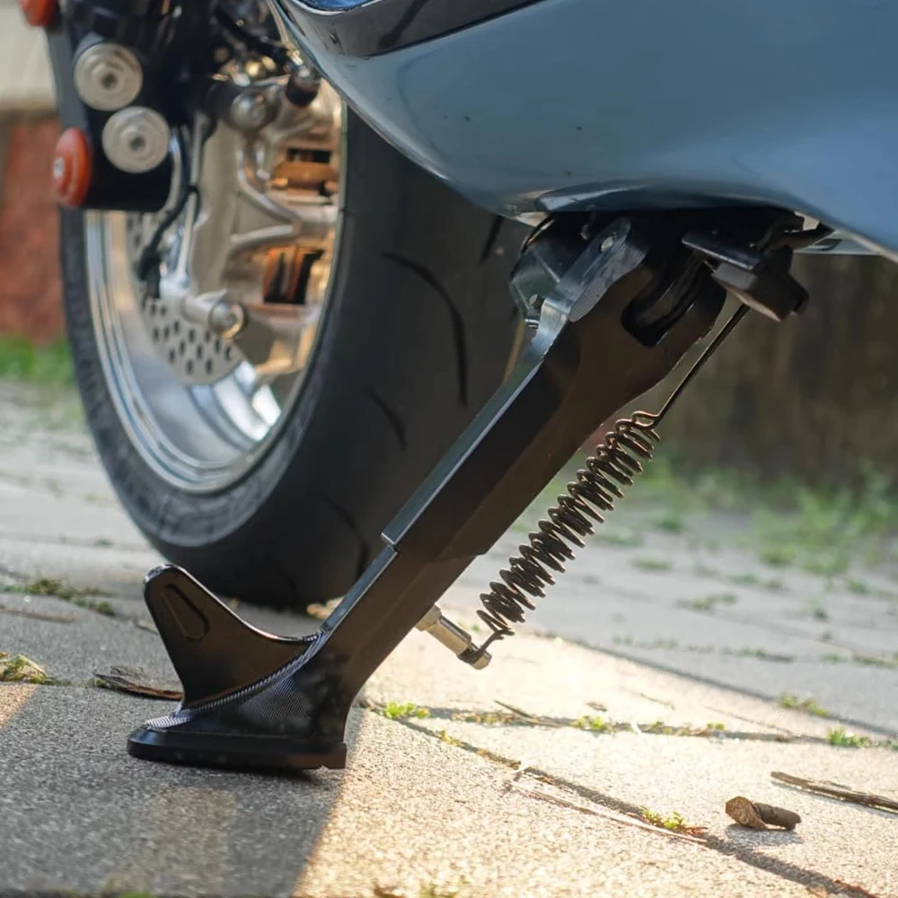 

Motorcycle Accessories Side Kickstand Parking Rack Support Foot For Vespa Sprint SPRINT 150 Primavera 150
