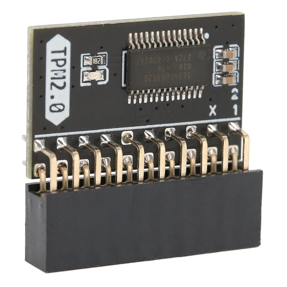 Practical 20Pin TPM 2.0 Module Lightweight Compact TPM 2.0 Security Module TPM Remote Card for ASUS