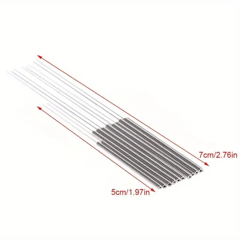 3D-Drucker-Düsenreinigungsset 0,2/0,25/0,3/0,35/0,4 mm Edelstahl-Düsenreinigungsnadeln für Autowischer und Gasherde – Detail 2