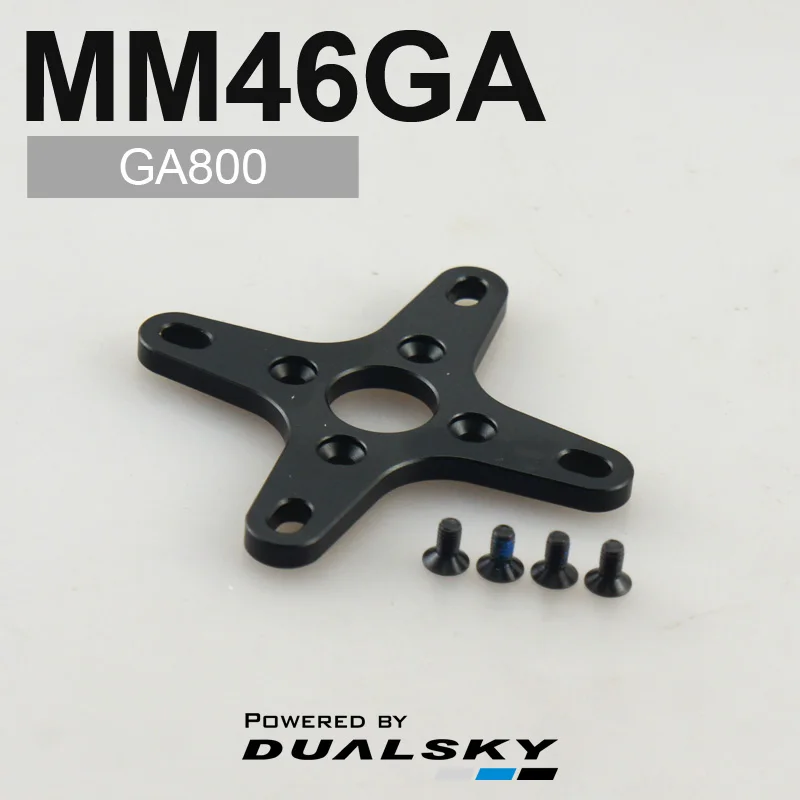 Dualsky GA Motor Cross Mount, CNC Aluminum Mounting Bracket for Brushless Motors