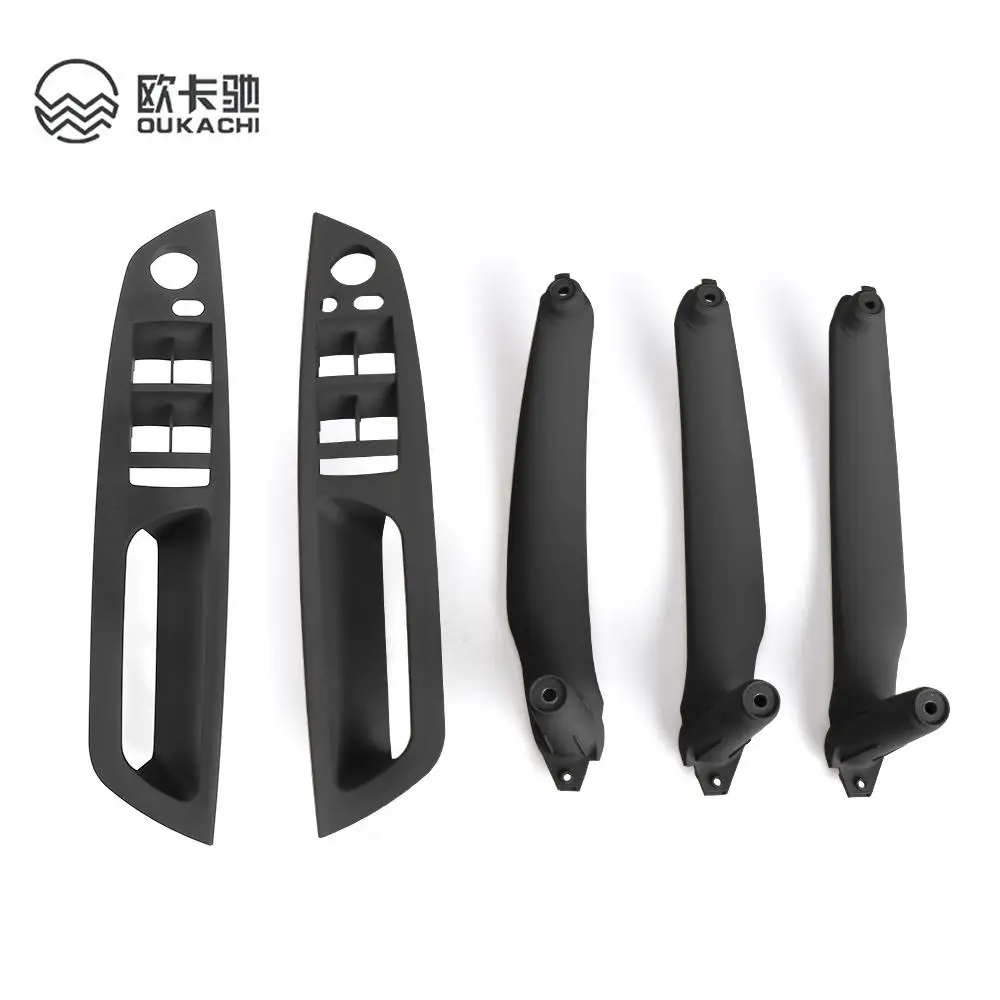 LHD RHD High Quality 4PCS Set Inteior Door Pull Handle Kit Replacement Parts For BMW X5 X6 E70 E71 2007-2013