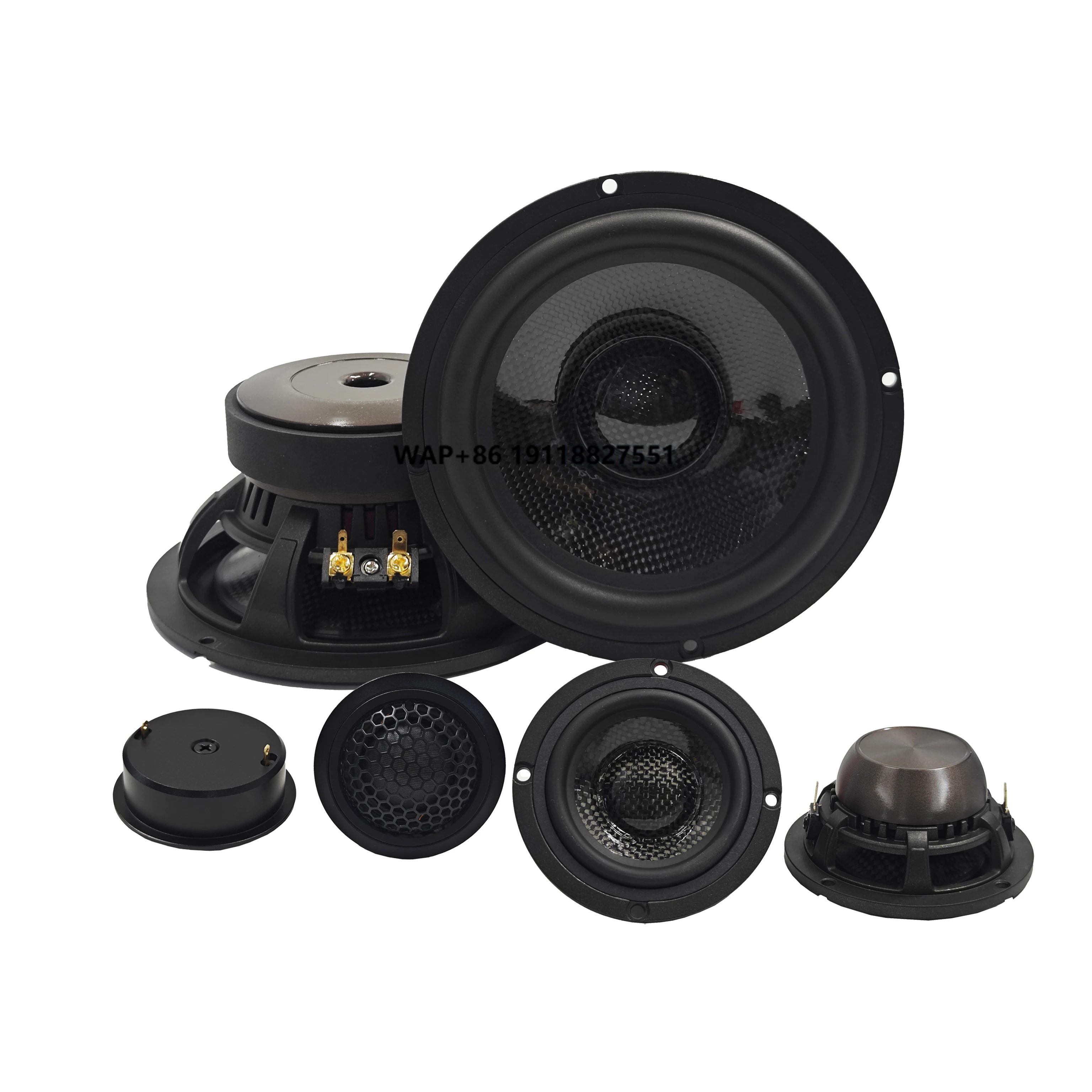 

The Factory 6.5 Inch 2way 3way Component Car Speakers Car Door Speakers Car Sound Component Speaker