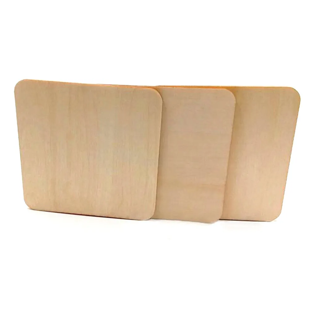 

50Pcs 40Mm Premium Eco Friendly Wooden Slices Square Blank Craft Supplies for Decoupage Sign Making Plaques DIY Art Projects