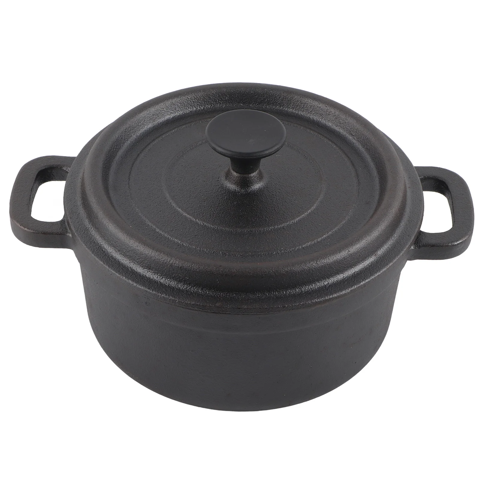 Gietijzeren Pan Nederlandse Oven Met Deksel Dubbel Traditioneel Verdikte Fornuis Met Handvat Voor Langzaam Koken Barbecue Pasta Keukengereedschap
