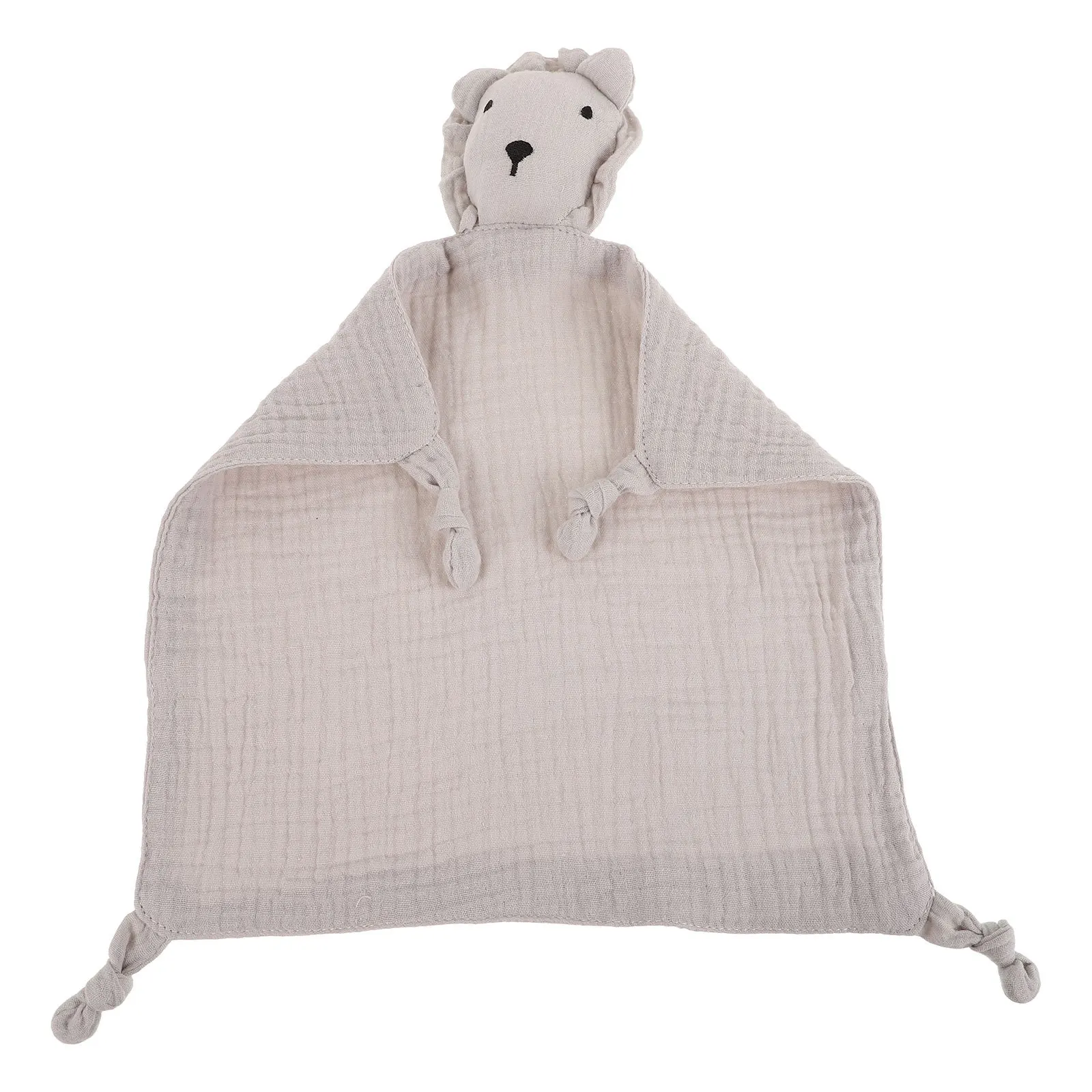 Security Blankets for Babies Soft Crinkle Fabric Comforter Ideal for Newborns Toddlers Cartoon Animal Shape Lightweight