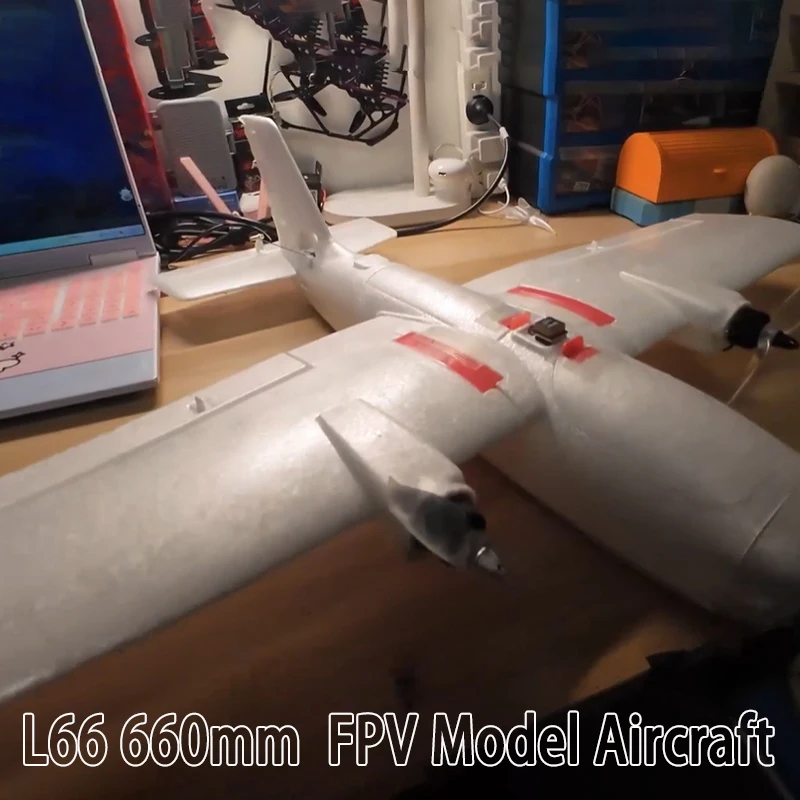 Great White Shark DF-L66 Rc Aircraft Fixed Wing 660MM Wingspan Dual Motor Quick-release Portable Outdoor Flight Plane Toys Gifts