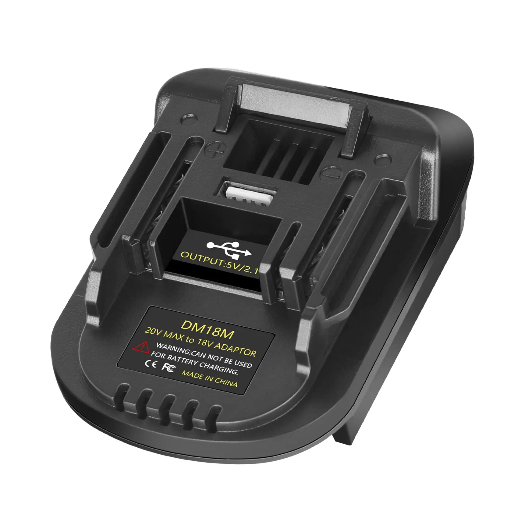 

Адаптер аккумулятора DM18M для инструментов Makita 18 В, преобразователь аккумулятора Milwaukee M18 18 В и аккумулятора Dewalt 20 В в аккумулятор Makita 18 В