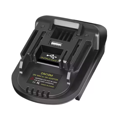 DM18M Battery Adapter for Makita 18V Tools Convert for Milwaukee M18 18V Battery &amp; Dewalt 20V Battery to Makita 18V Battery