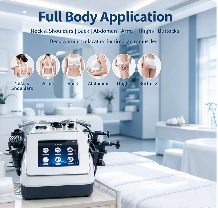 Professional Salon Beauty Machine 448kHz Thermal Device with Metal Probes for Facial Body Treatment