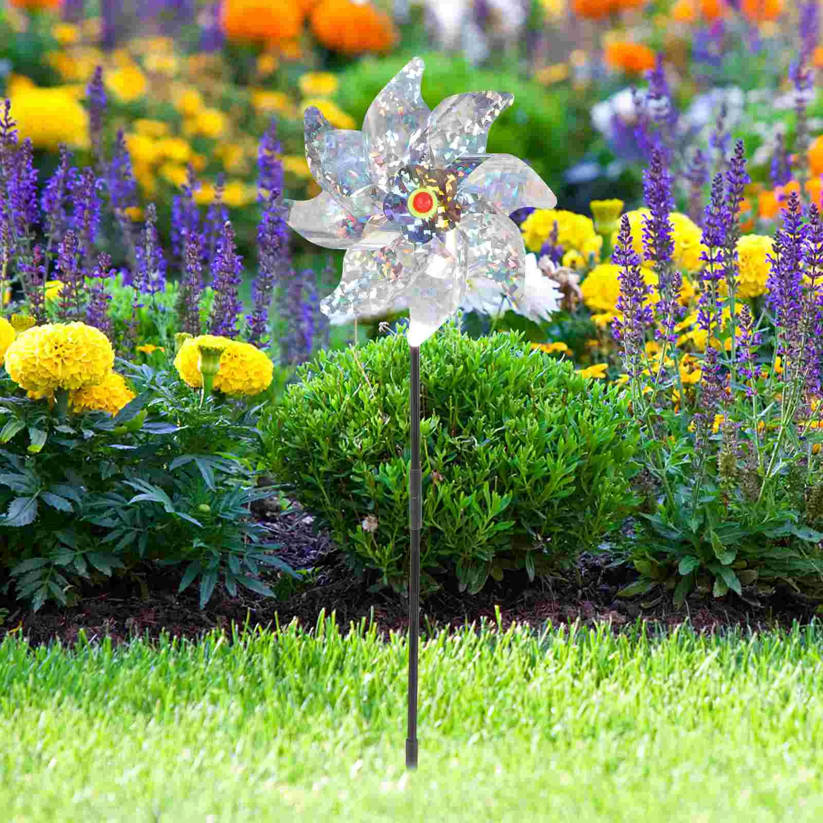 5-delige tuin windmolen decor vogel gereedschap buiten vogels schrikker bescherming pinwheel aanbod prachtig