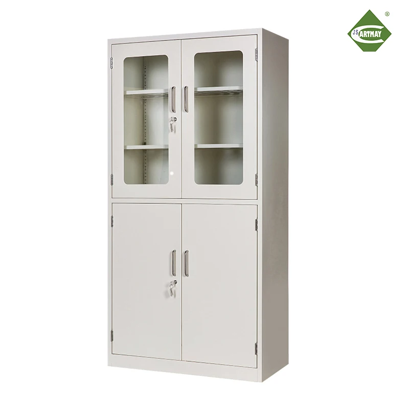 خزانة تخزين زجاجات الكاشف الكيميائي للمختبر Cartmay، خزانة أوعية زجاجية