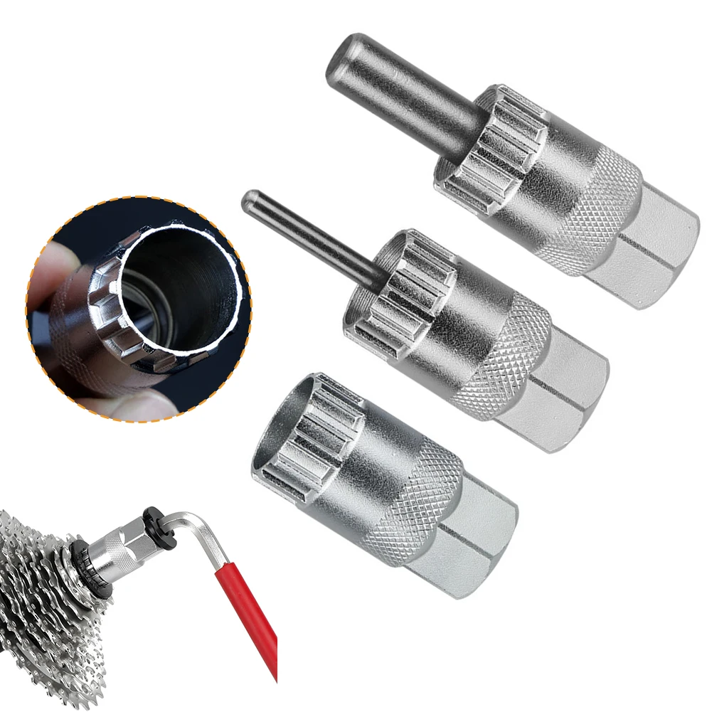 

46MM Bicycle Cassette Tool Heat Treated High Carbon Steel Versatile Compatibility Central Guide Rod Chrome-Plated