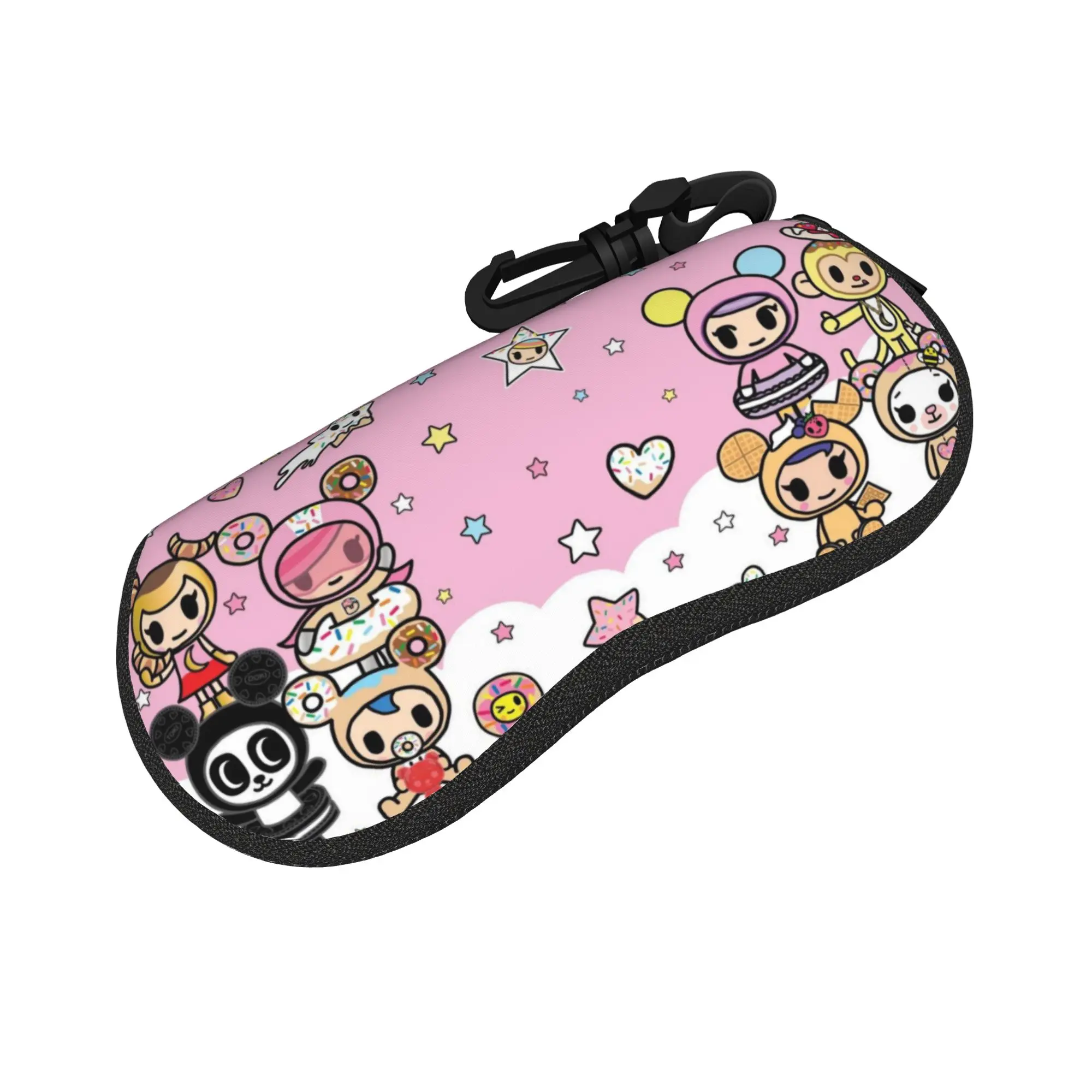 Kawaii Donutella Sandy Unicorno  Glasses Case New Accessories  Sunglasses Protector Ins Style Sunglasses Box
